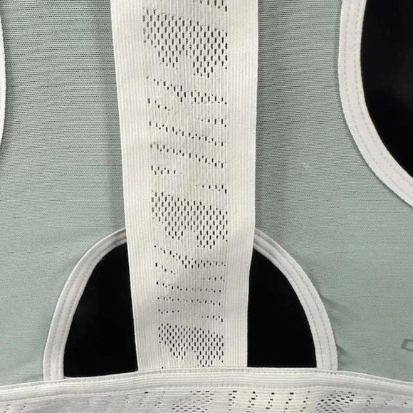 NEW Nike Dri-FIT Swoosh UltraBreathe Sports Bra Scoop Neck Green Gray Womens M - Picture 5 of 8